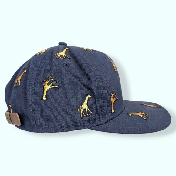 LRG Blue True Heads Golden Giraffe Hat - Picture 4 of 6